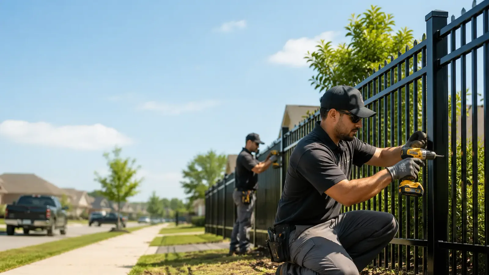 Metal Fence Installation in Long Pond, PA